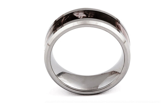 Anillo de Tungsteno 8mm para Hombre con Patrón de Mármol - Image 8