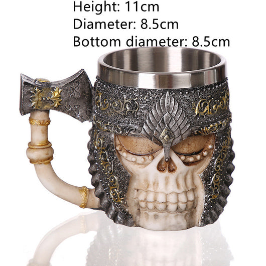 Taza Térmica de Acero Inoxidable con Diseño en Resina - Image 2