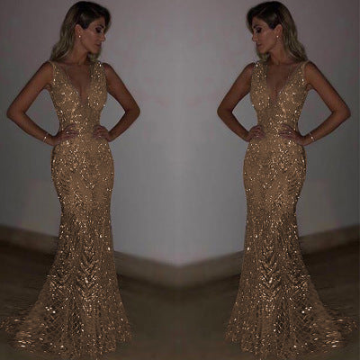 Vestido Sin Mangas con Escote en V y Encaje - Image 3