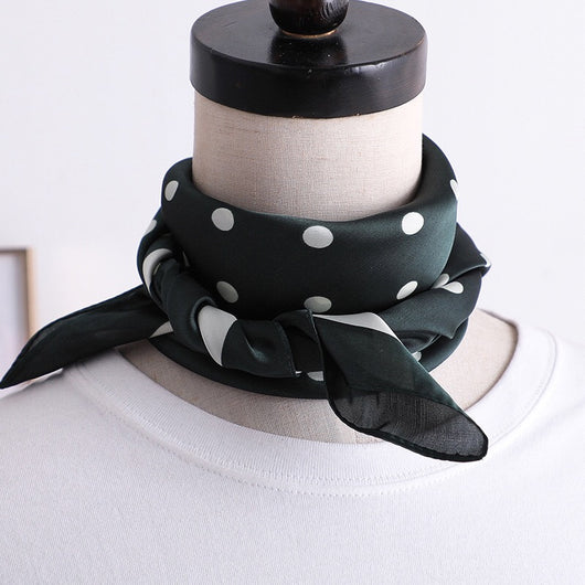 Pañuelo de Seda Satinado con Moño - Accesorio Elegante Multifuncional - Image 23