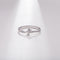 Anillo de Moda con Pluma y Flecha - Cobre Plateado para Mujer