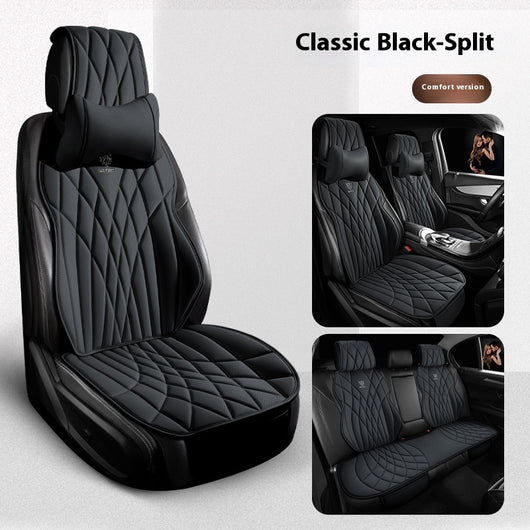 Funda de Asientos de Cuero Premium para Auto - Juego Completo 5 Plazas - Image 19