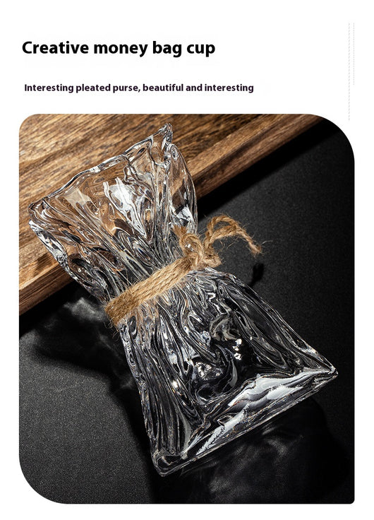 Vaso de Cristal Transparente con Diseño Origami - Image 7