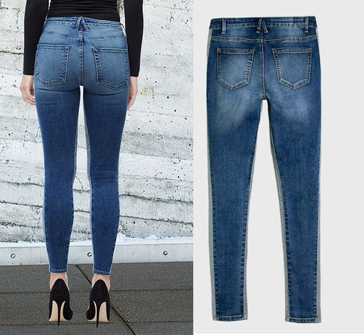 Pantalones Vaqueros Skinny Elásticos para Mujer - Diseño Europeo Verano - Image 2
