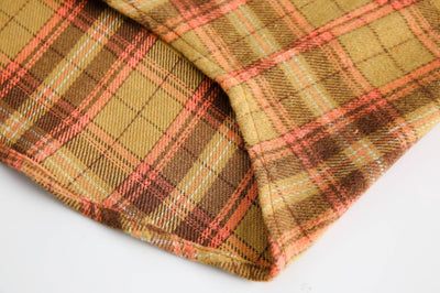 Camisa de Cuadros Holgada con Costuras Artesanales Estilo Retro Americano - Image 14