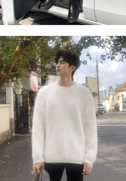 Suéter Holgado de Punto para Hombre - Abrigo Casual Otoño Invierno - Image 19