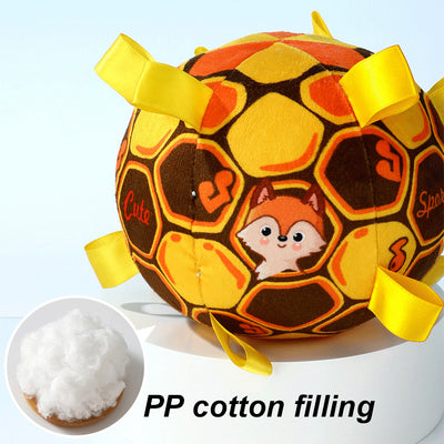 Pelota Interactiva Resistente para Perros Agresivos con Campanas y Asa - Image 6