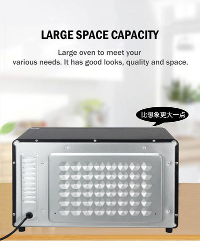 Horno Eléctrico Multifunción 25L con Doble Capa para el Hogar - Image 26