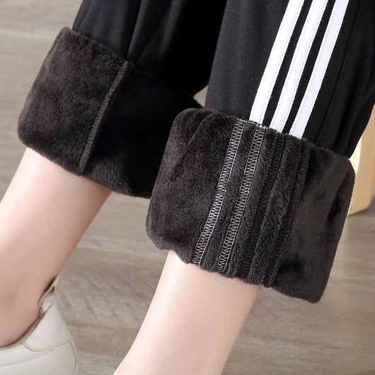 Pantalones Deportivos de Terciopelo para Mujer - Talla Grande, Cómodos y Abrigados - Image 2