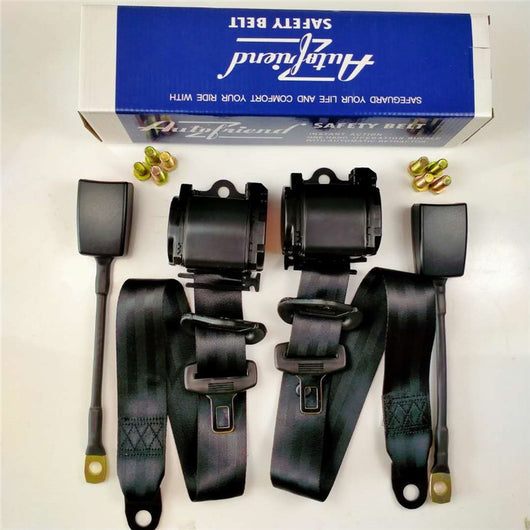 Cinturón de Seguridad Retráctil Ajustable de 3 Puntos para Vehículos - Image 6