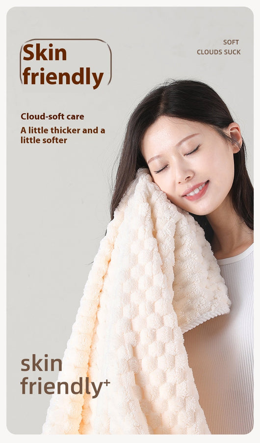 Toalla de Baño Gruesa Absorbente Coral Talla Grande - Fibra de Felpa Clase A sin Desprendimiento - Image 19