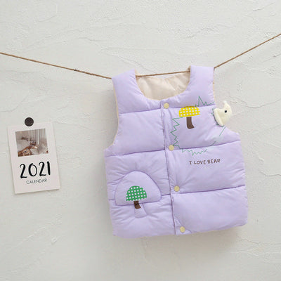 Chaleco Acolchado de Algodón para Niños - Mayoreo Ropa Infantil Unisex - Image 3