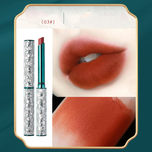 Labial Terciopelo Dorado de Larga Duración Antitraspaso - Image 4
