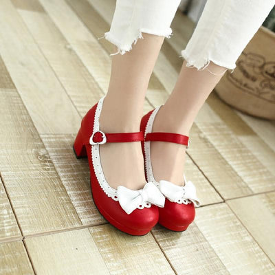 Zapatos Estilo Universidad con Moño - Image 9