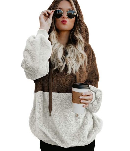Sudadera Deportiva Mujer con Cierre y Parches - Cálida y Cómoda para Otoño Invierno - Image 14