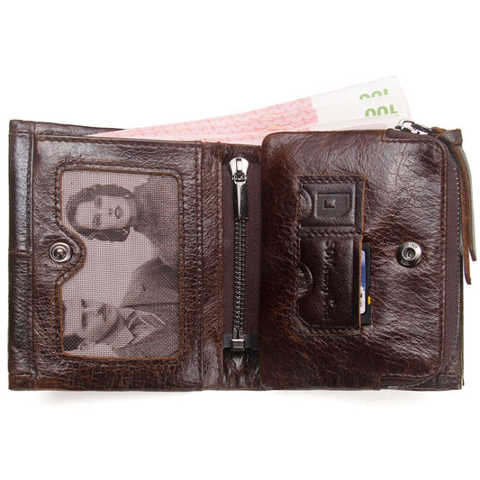 Billetera de Cuero Vintage para Hombre - Image 2