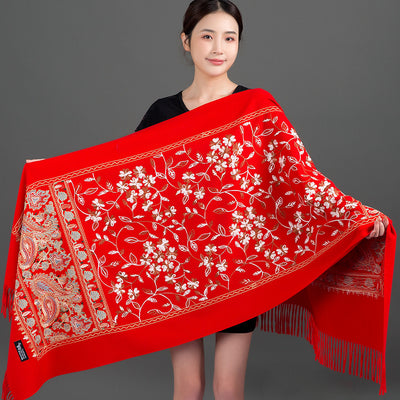 Chal Cashmere Premium para Cheongsam - Abrigo Elegante y Cálido - Image 12