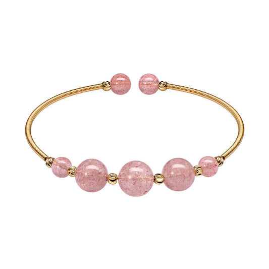 Pulsera de Cristal Natural Minimalista - Image 2