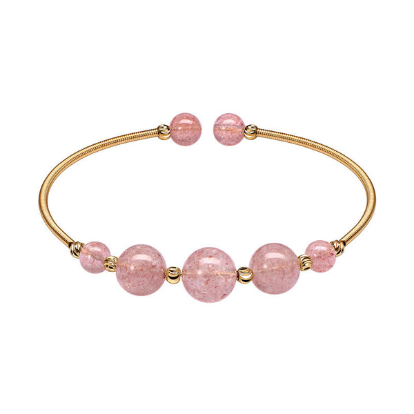 Pulsera de Cristal Natural Minimalista