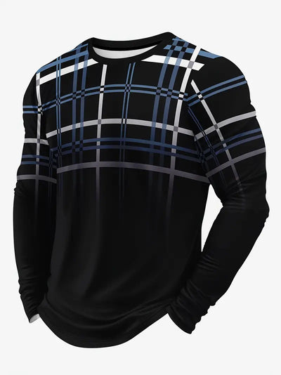 Camiseta Manga Larga Hombre Estilo Trendy Primavera Otoño - Image 10