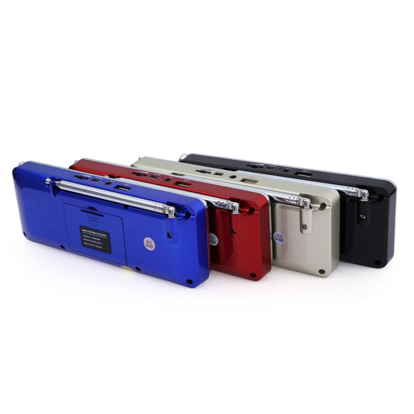 Radio Portátil Bluetooth L-288AMBT con Altavoz Inalámbrico y Pantalla LCD
