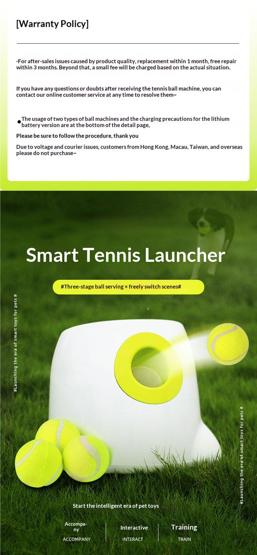 Lanzador Automático de Pelotas de Tenis para Perros - Image 8