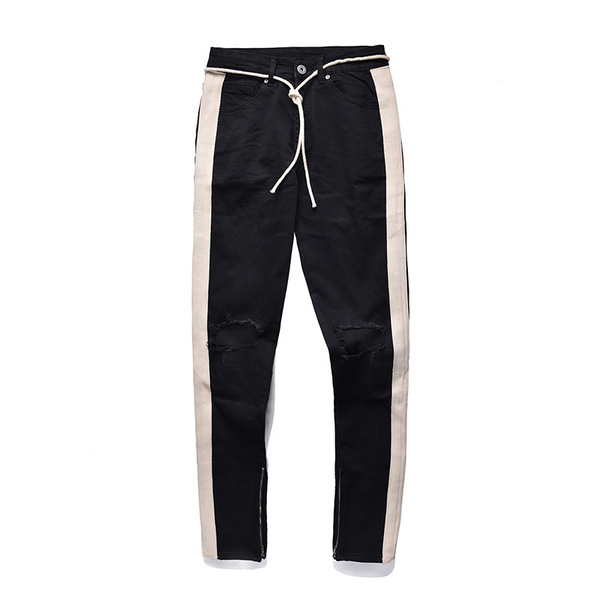 Jeans Skinny Blancos Rotos con Cierre Rasgado y Stretch - Image 10