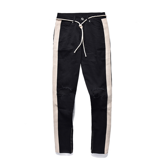Jeans Skinny Blancos Rotos con Cierre Rasgado y Stretch - Image 10