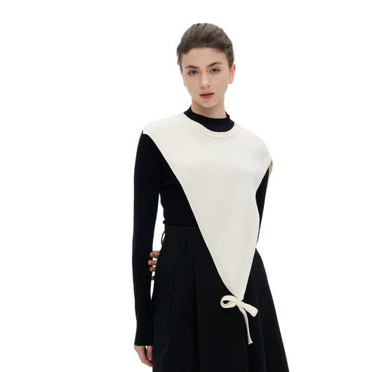 Poncho Tejido Triangular de Manga Corta - Diseño Moderno y Versátil - Image 15