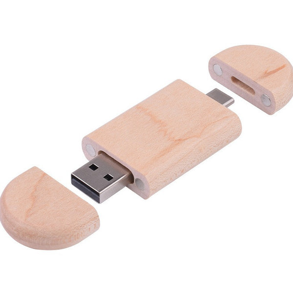 Caja de Almacenamiento Maple con Pendrive 2 en 1 USB Tipo-C - Image 3