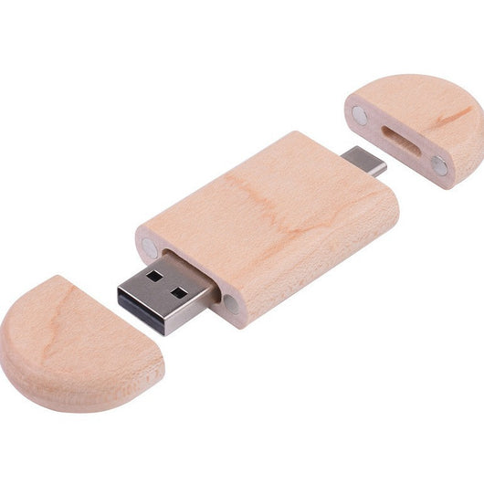 Caja de Almacenamiento Maple con Pendrive 2 en 1 USB Tipo-C - Image 3