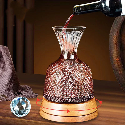 Juego de Decantadores de Cristal Rojo Vortex para Vino - Image 2