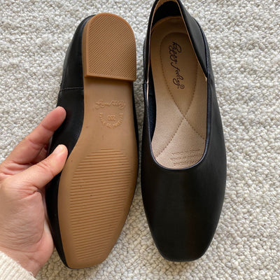 Zapatos Planos de Cuero Auténtico con Punta Cuadrada - Image 10
