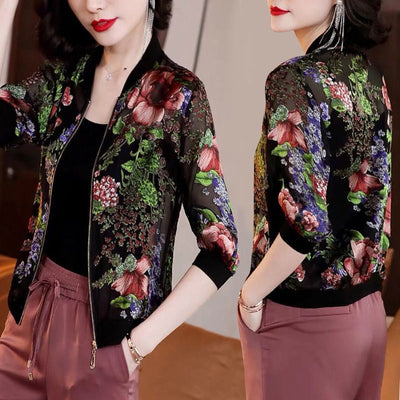 Chaqueta Camiseta de Protección Solar en Chifón para Mujer - Image 4