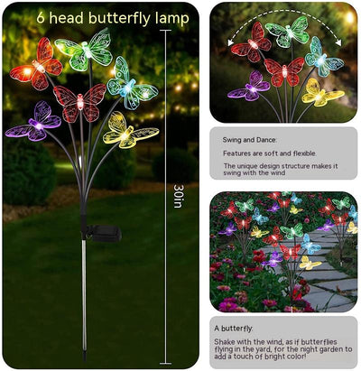 Lámpara Solar Mariposa para Jardín - Image 3