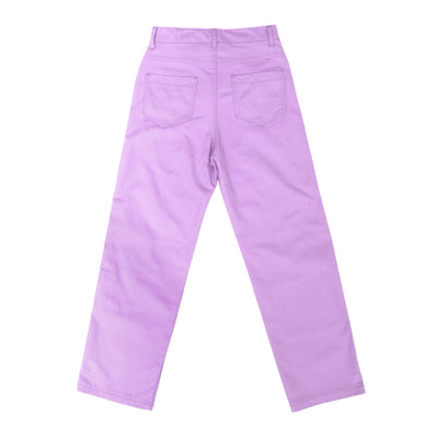 Jeans Morados Holgados de Cintura Media para Mujer - Image 6