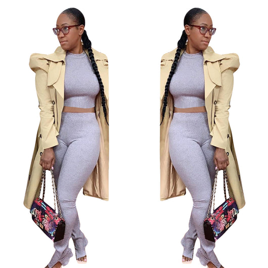 Abrigo Largo Impermeable Versátil para Mujer - Diseño Clásico - Image 3