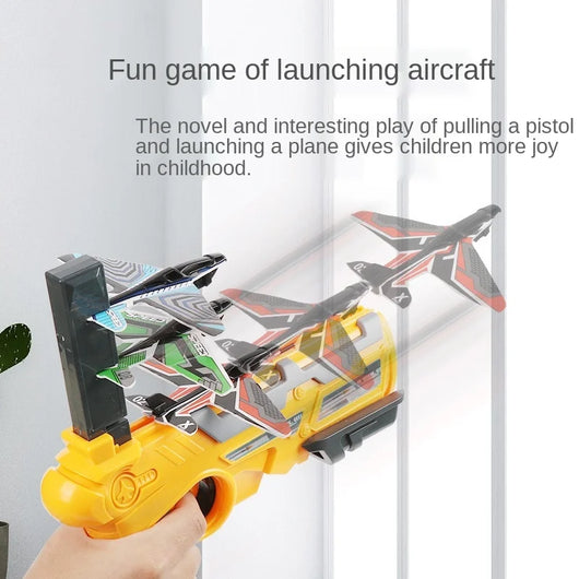 Lanzador de Planeadores Giratorios para Niños - Juguete Volador Manual - Image 11