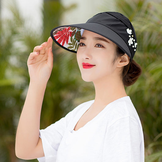Gorra Visera Vacía Perla Verano con Protección Solar - Image 11