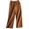 Pantalones Anchos de Cachemira Tejida Premium