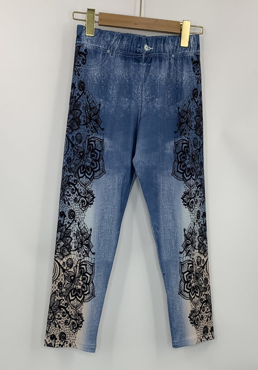 Pantalones Capri Skinny Estampados de Tela Vaquera Sintética Cintura Media - Image 21