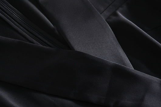 Jumpsuit Elegante Sin Mangas Negro Ajustado para Mujer - Image 11