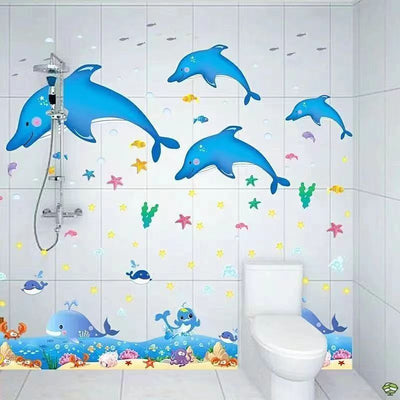Pegatinas Decorativas Acuario para Baño - Resistentes al Agua - Image 7