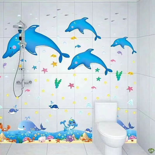 Pegatinas Decorativas Acuario para Baño - Resistentes al Agua - Image 7