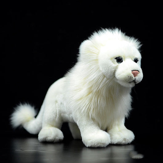 Peluche León Blanco Suave