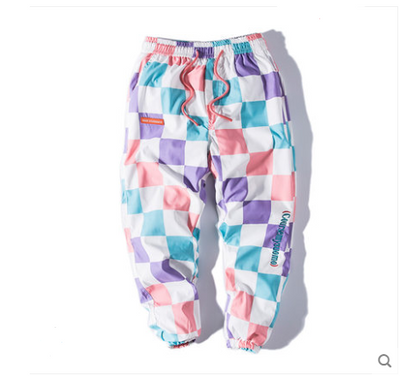 Pantalones Overol Hombre Lattice Nuthink - Estilo Harajuku Suelto con Múltiples Bolsillos - Image 6