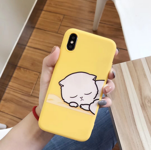 Funda Protectora de Jirafa Divertida Compatible con iPhone - TPU Silicona Suave