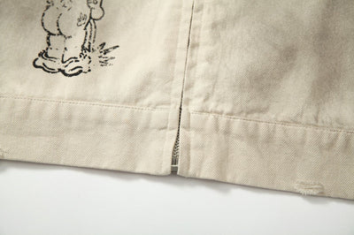 Chaqueta Detroit con Diseño Retro Badge y Teñido Vintage - Image 20
