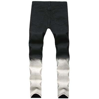 Pantalones Negros con Bordado de Rosas y Detalles Rotos - Image 5