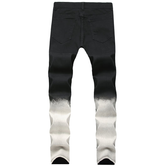 Pantalones Negros con Bordado de Rosas y Detalles Rotos - Image 5
